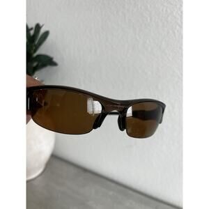 Vintage Oakley Half Jacket Brown Smoke with Iridium Polarized lens